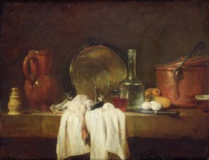 La Mesa de la Cocina de Jean Baptiste Simeon Chardin